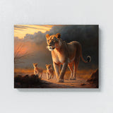 Lioness African Family 11 Wall Art