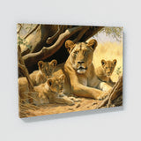 Lioness African Family 2 Wall Art