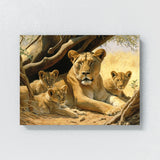 Lioness African Family 2 Wall Art