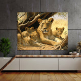 Lioness African Family 2 Wall Art