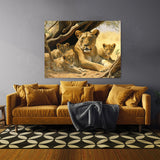 Lioness African Family 2 Wall Art