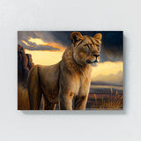 Lioness African Savannah 13 Wall Art