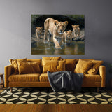 Lioness African Savannah 14 Wall Art