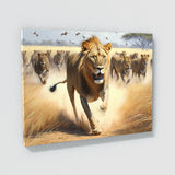 Lioness African Scene 3 Wall Art