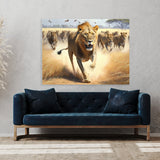 Lioness African Scene 3 Wall Art