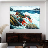 Lobster Seascape Art 13 Wall Art