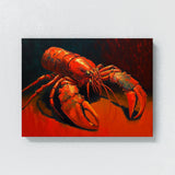 Lobster Vibrant Red 10 Wall Art