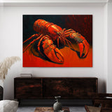 Lobster Vibrant Red 10 Wall Art