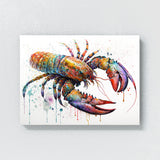 Lobster Vibrant Textured 6 Wall Art
