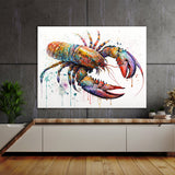 Lobster Vibrant Textured 6 Wall Art