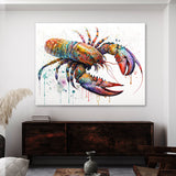 Lobster Vibrant Textured 6 Wall Art