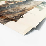 Monkey Curious Watercolor 4 Wall Art