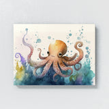 Octopus Cute Playful Ocean 5 Wall Art