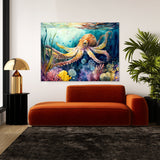 Octopus Vibrant Ocean 7 Wall Art