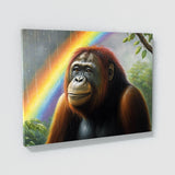 Orangutan Forest Rainbow 13 Wall Art