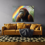 Orangutan Forest Rainbow 13 Wall Art
