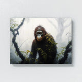 Orangutan Realistic Forest 12 Wall Art
