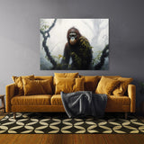 Orangutan Realistic Forest 12 Wall Art
