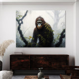 Orangutan Realistic Forest 12 Wall Art