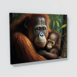 Orangutan Realistic Forest 5 Wall Art