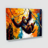 Orangutan Vibrant Forest 11 Wall Art