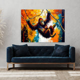 Orangutan Vibrant Forest 11 Wall Art