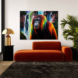 Orangutan Vibrant Forest 2 Wall Art