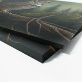 Owl Atmospheric Forest 16 Wall Art
