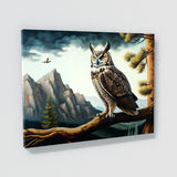 Owl Atmospheric Landscape 11 Wall Art