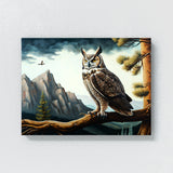 Owl Atmospheric Landscape 11 Wall Art