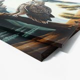 Owl Atmospheric Landscape 11 Wall Art