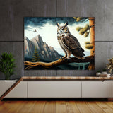 Owl Atmospheric Landscape 11 Wall Art