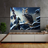 Owl Atmospheric Scene 23 Wall Art