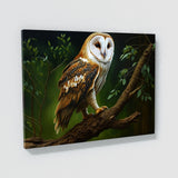 Owl Realistic Barn 4 Wall Art