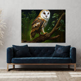 Owl Realistic Barn 4 Wall Art