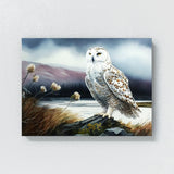 Owl Snowy Landscape 1 Wall Art
