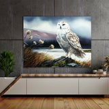 Owl Snowy Landscape 1 Wall Art