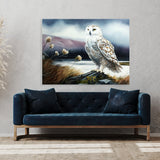 Owl Snowy Landscape 1 Wall Art