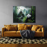 Panda Bamboo Forest 12 Wall Art