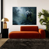 Panda Bamboo Forest Mist 18 Wall Art