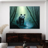 Panda Bamboo Forest Mist 19 Wall Art