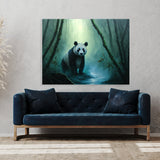 Panda Bamboo Forest Mist 19 Wall Art