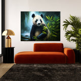 Panda Bamboo Forest Mist 27 Wall Art