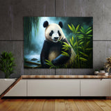 Panda Bamboo Forest Mist 27 Wall Art