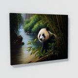 Panda Bamboo Forest River 21 Wall Art