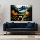 Panda Bamboo Mountain 15 Wall Art
