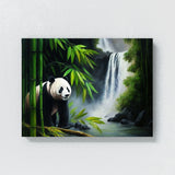 Panda Bamboo Waterfall 23 Wall Art