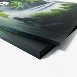 Panda Bamboo Waterfall 23 Wall Art
