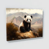 Panda Cub Mountain Realistic 17 Wall Art