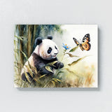 Panda Cute Bamboo 32 Wall Art